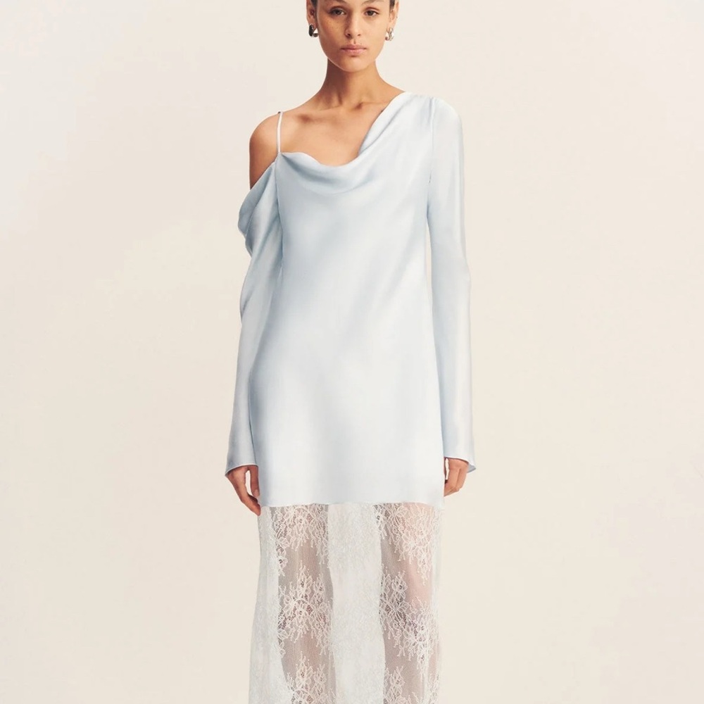 Shona Joy Light Blue Maxi Dress